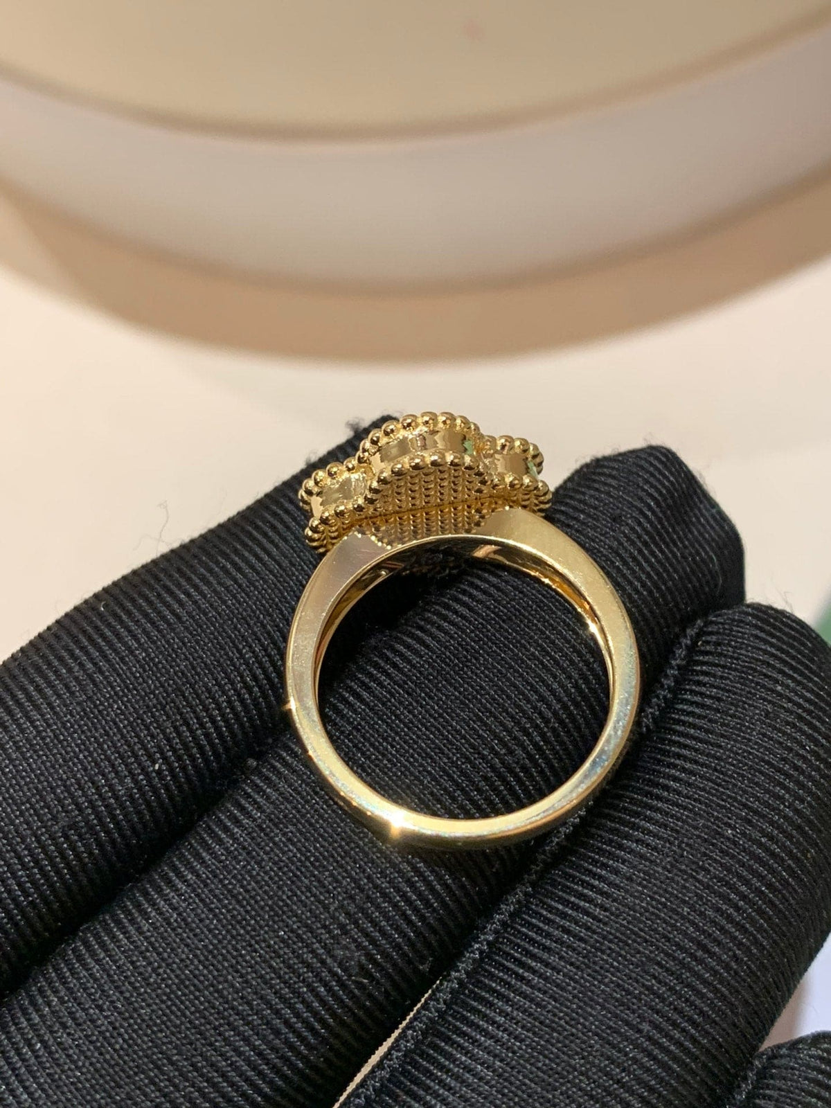 Van Cleef & Arpels Vintage Alhambra Black Onyx Ring